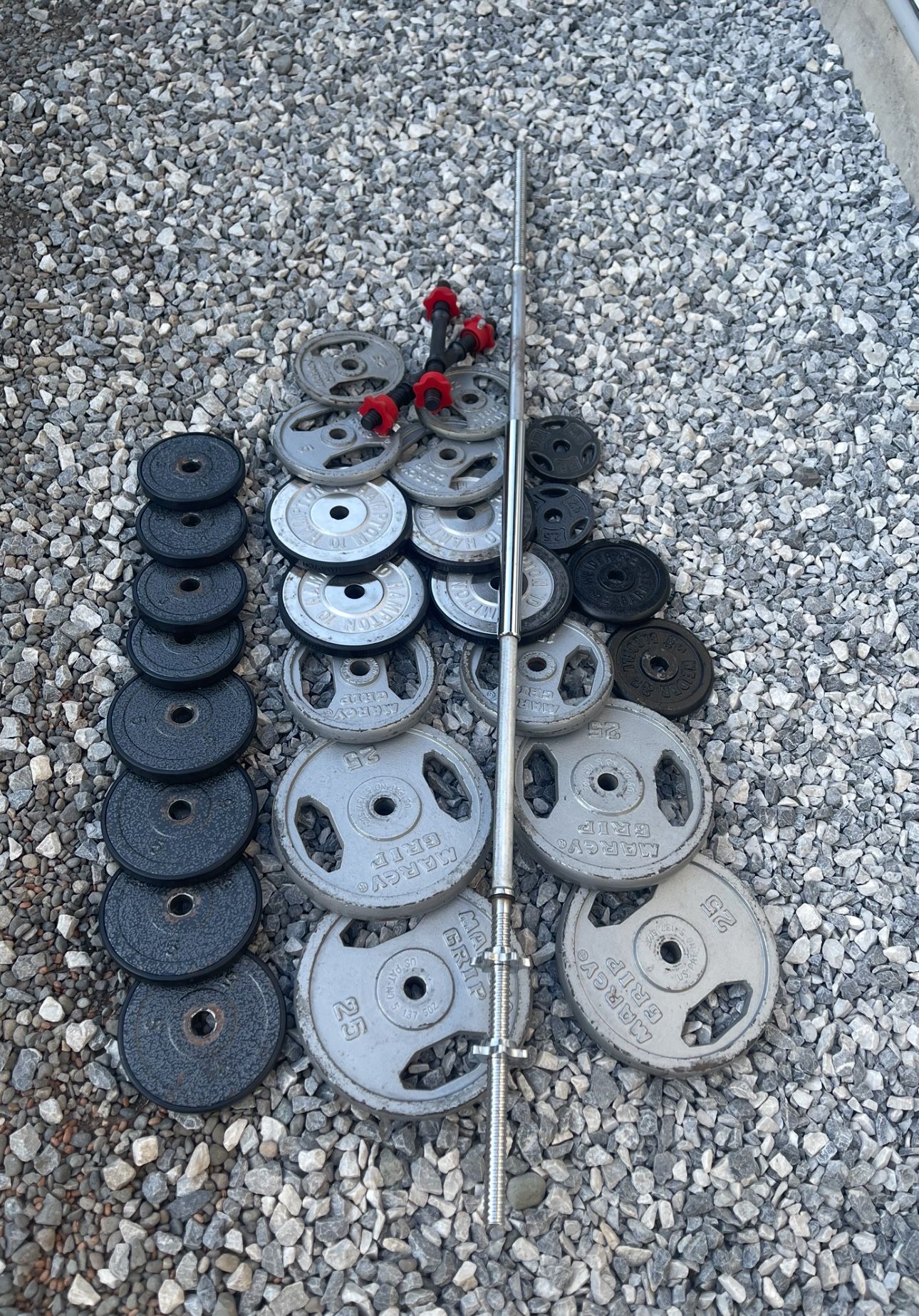 Weights Bars 220 Lbs Plus Bars