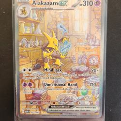 Alakazam Ex Scarlet & Violet 151 Pokemon Card