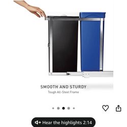 SimpleHuman Trash can 
