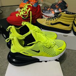 Nike Air Max 270 Volt Neon Green Running Sneakers Men's