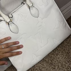 Louis Vuitton White Monogram Empreinte