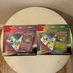 Prismatic Evolutions Tech Sticker Collection 