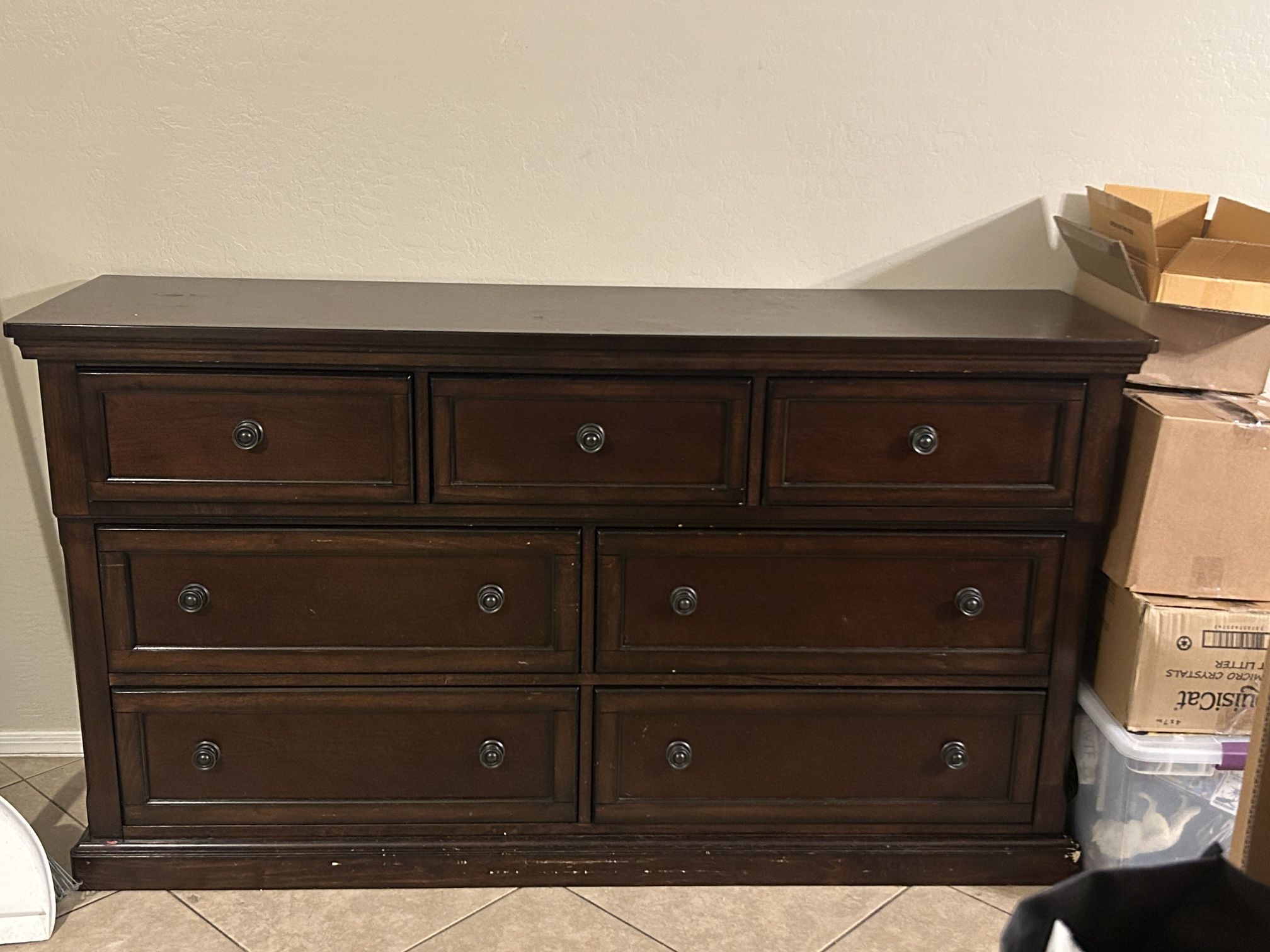 Wooden Dresser FREE Address In Description