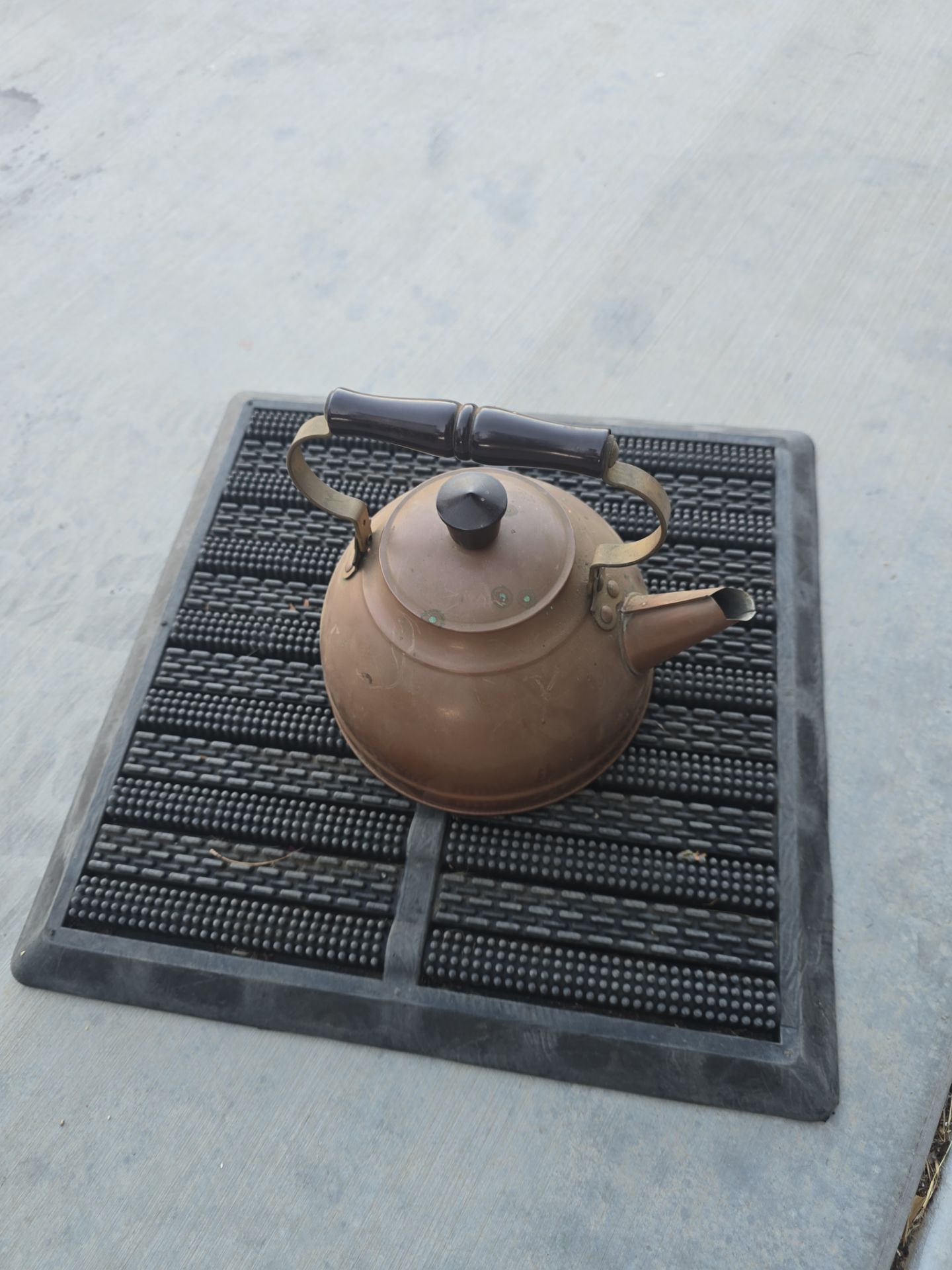Copper coffee pot
