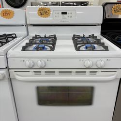 Fridgidaire white gas stove