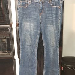 Old Navy Dark Blue Straight Leg Jean Sz. 6