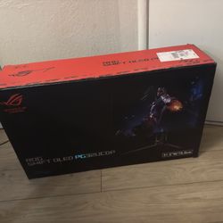 ASUS - ROG Swift 32" OLED Dual mode (4K 240Hz, FHD 480Hz), 0.03ms, G-SYNC/FreeSync Gaming Monitor with HDR (HDMI, DisplayPort) - Black