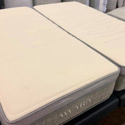 Awara Natural Luxury Hybrid Split King Mattresses 