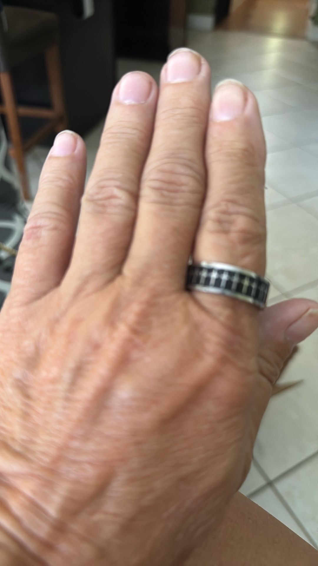 Stainless steel cross ring