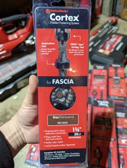FastenMaster Cortex Fastening System for Trex Fascia - 50 LF - Tree House