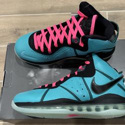 Nike Lebron 8 South Beach (2021) Mens Size 9.5 FOR RETAIL PRICE!!!