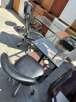 Desk And Chairs