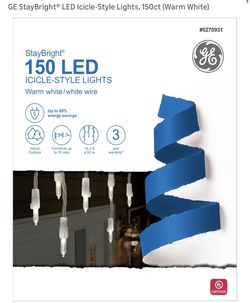 GE 150 Led ICICLE STYLE LIGHTS