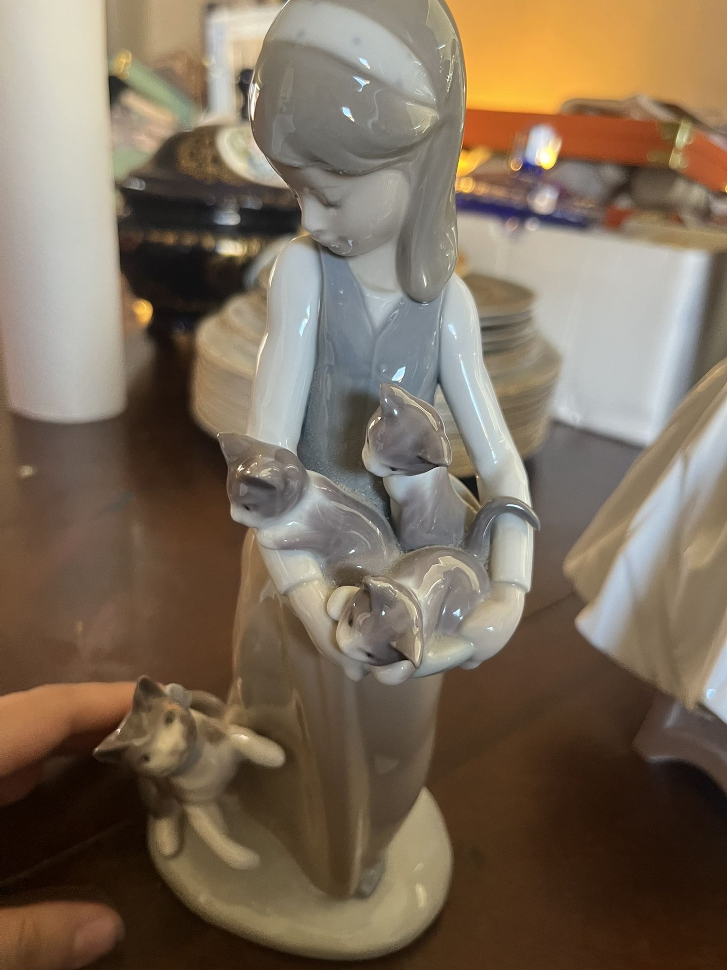 Lladro Figurine 1309 Kittens 
