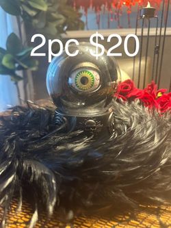 Blinking Evil Eye Crystal Ball Halloween Decoration 