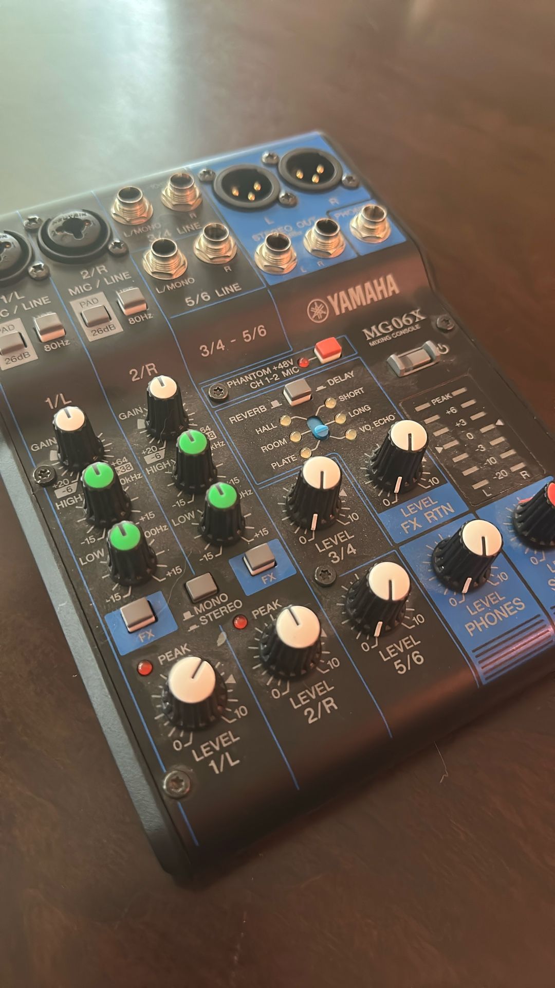 Yamaha MG06X Six Channel Mixer