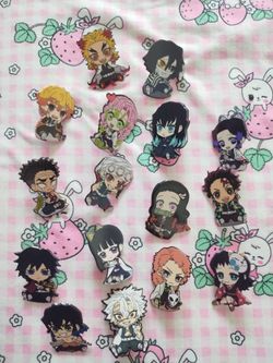 Demon Slayer Pins $1 Each