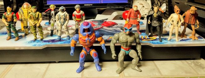 Vintage GI Joe, Star Wars & He-man MOTU  figures