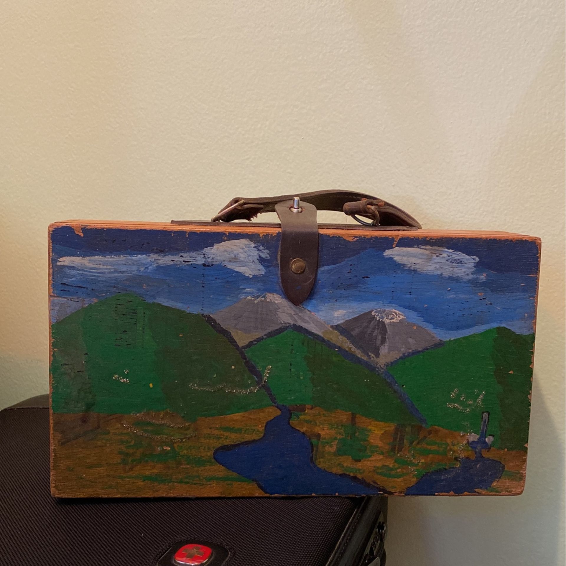 Art Supplies Wooden Box 