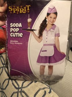 Soda pop girl costume