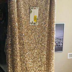 Sexy Gold NYE Dress