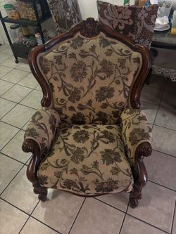 Loveseat couch and single seat duo