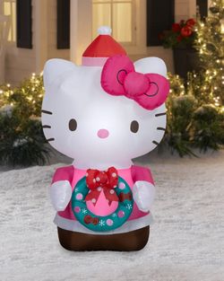 Hello Kitty Christmas Inflatable