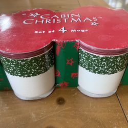  New In Box 4 Mugs 