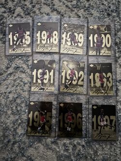 1998 Michael Jordan Large Print Cards