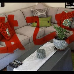 $250 L Shaped Couch