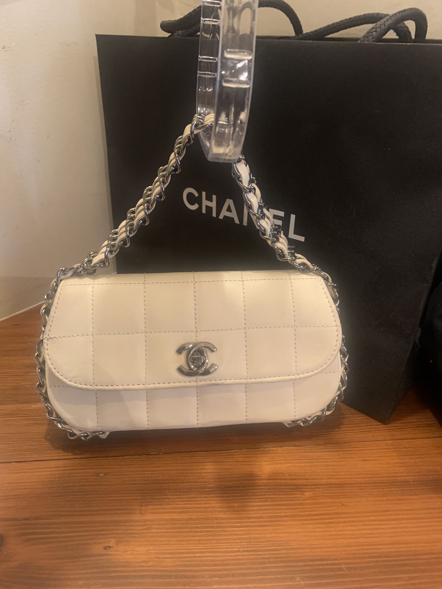 Chanel Mini Flap Triple Chain Handbag Originally $5,900