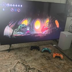 XBOX Series X and 55" inch TV