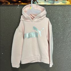 PUMA Kids Pink Hoodie 