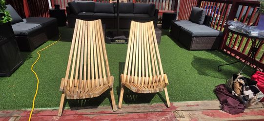 Melino wooden folding Tamarack Chairs