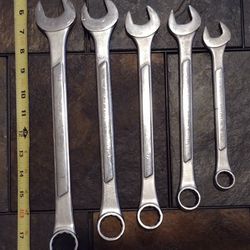 Vintage Made In USA 5-piece Penncraft Wrench Set