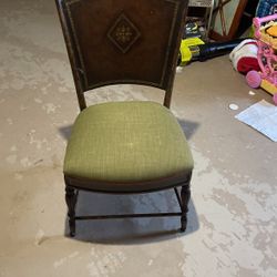 Set Of 2 Metallic Chairs. 