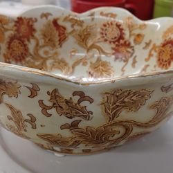 Porcelain Chinese Flower Bowl