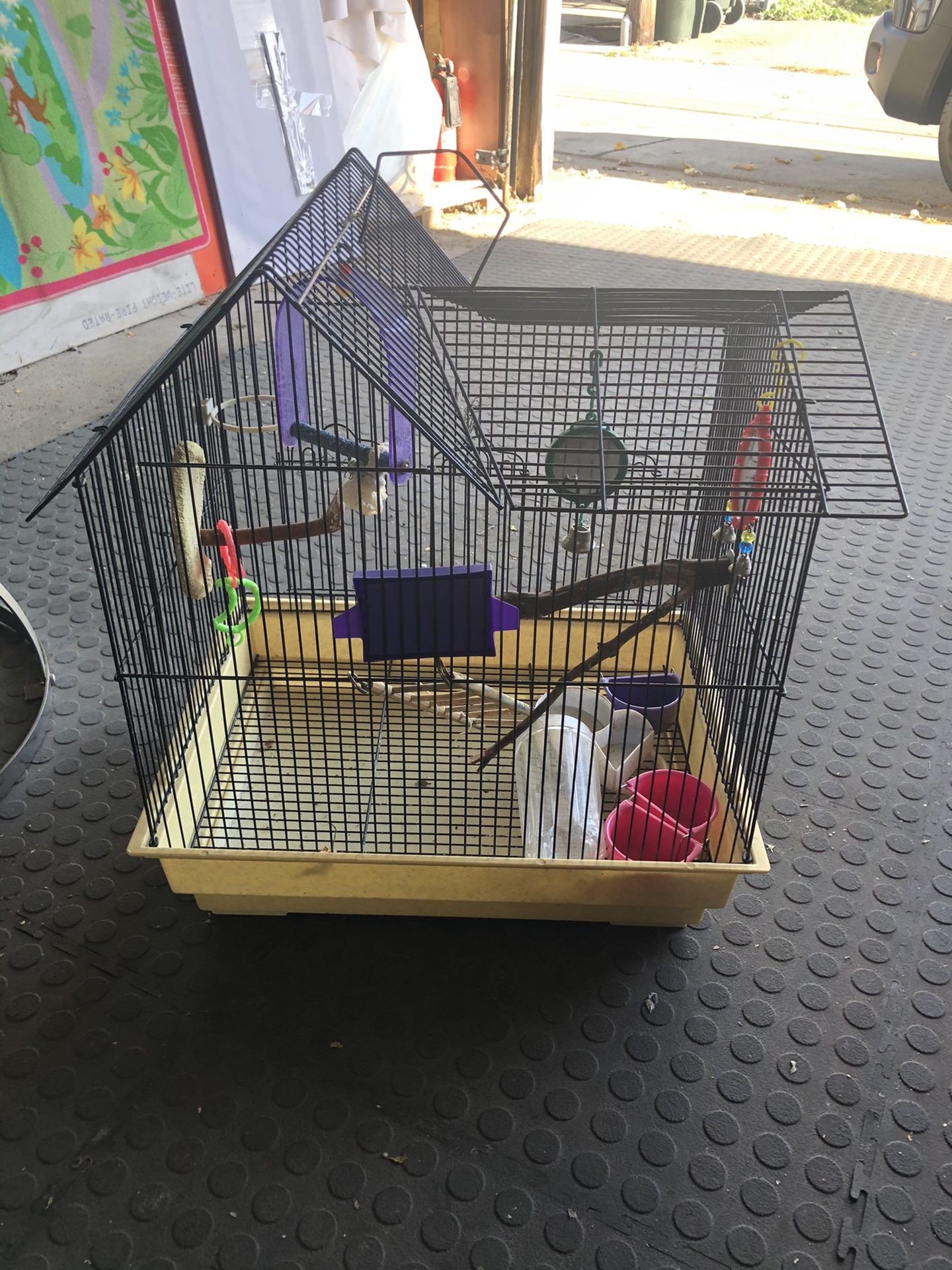 Bird Cage With 5ft Stand