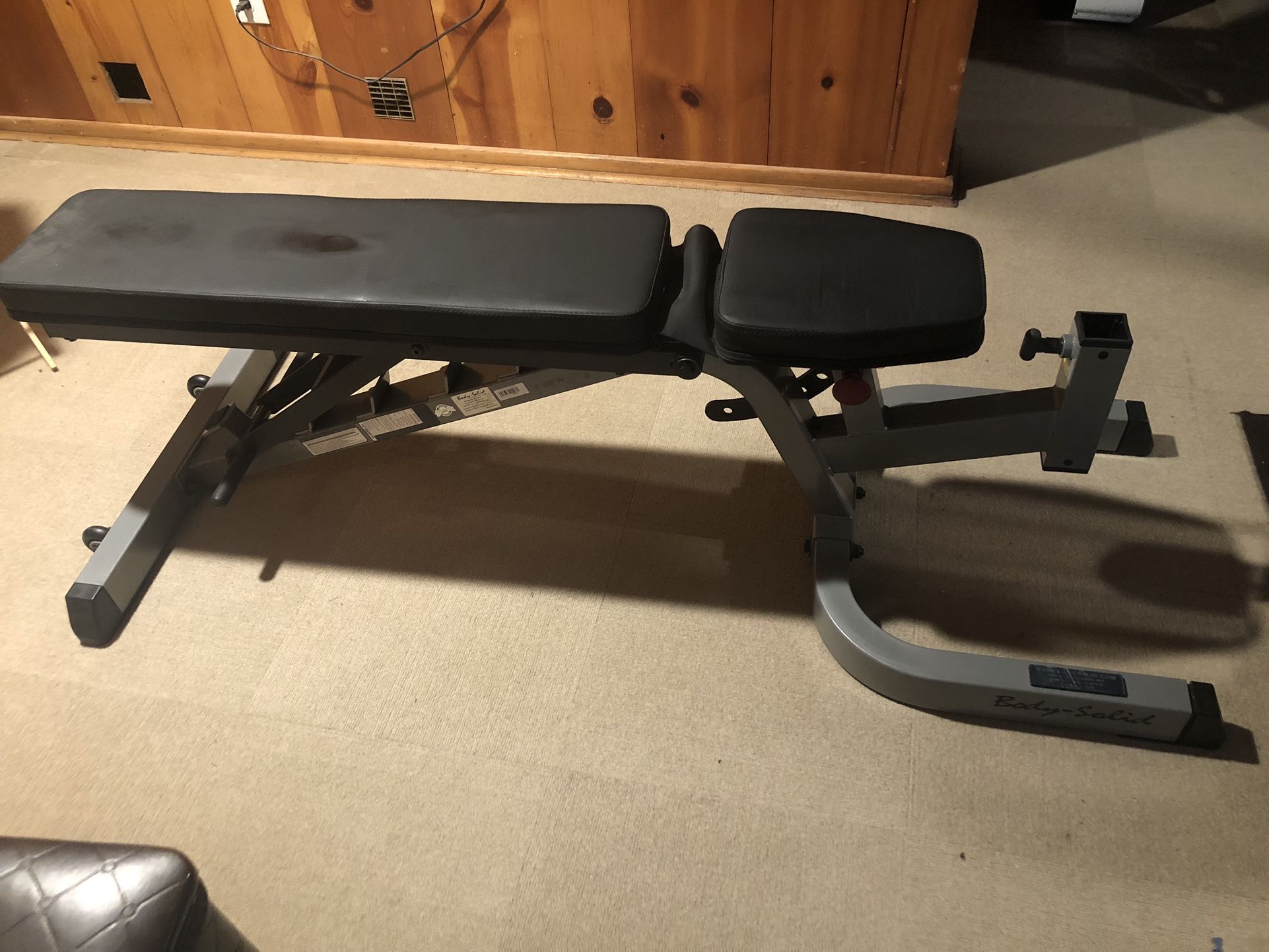 Heavy Duty Body Solid FID Bench W/ Attachments O