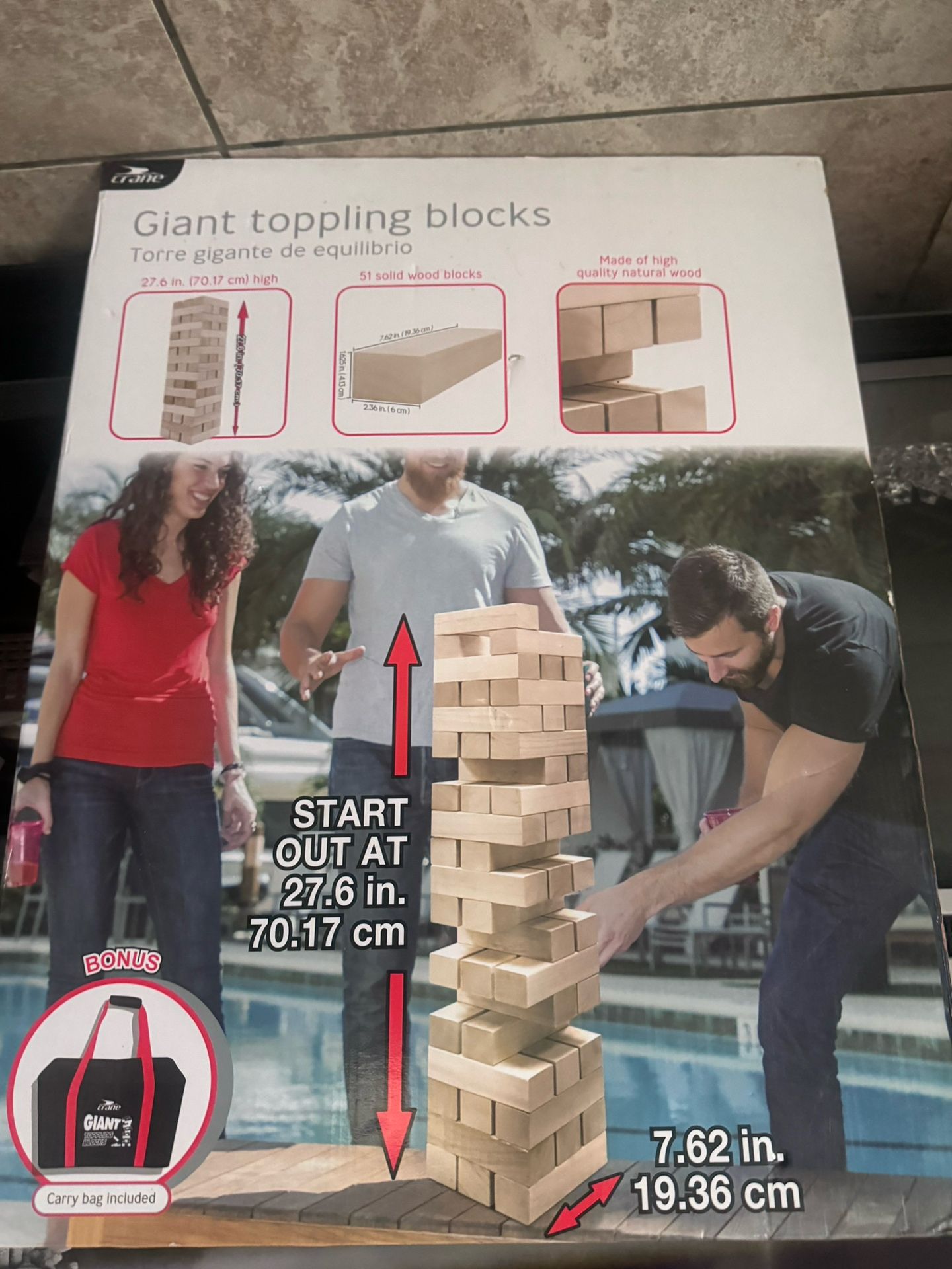 Giant Jenga New In Box
