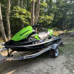 2015 Kawasaki Jet ski With Trailer 