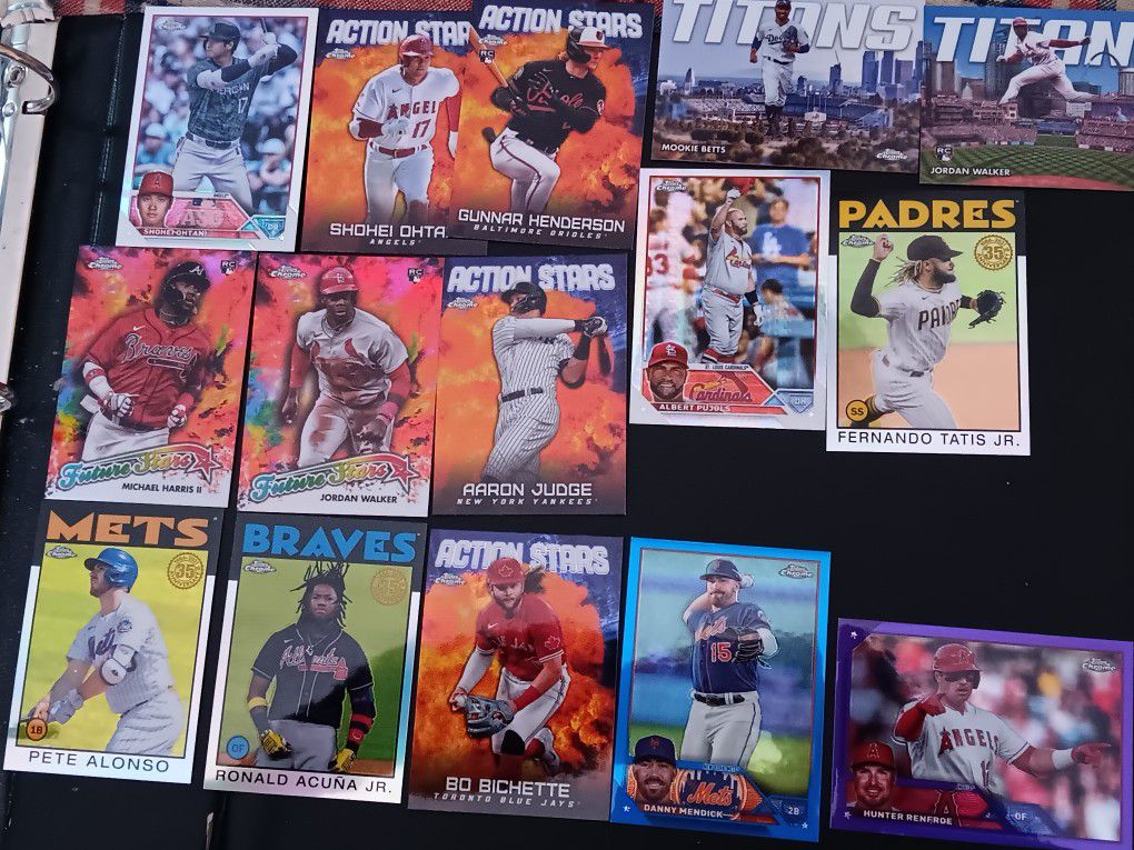 Topps Chrome Baseball Card Lot ****** Silvers And Rookies