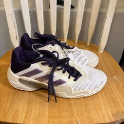 adidas Barricade 13 Tennis Shoes Womens 7.5 JR7814 White Plum