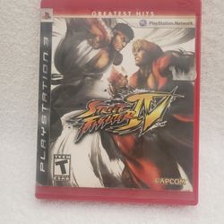 Street Fighter IV Greatest Hits PlayStation 3 PS3 Pre-owned Very Good Condition