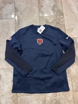 Nike Chicago Bears On Field Sideline Coach's Therma-Fit Sweatshirt New Active Size Large & 2XL
