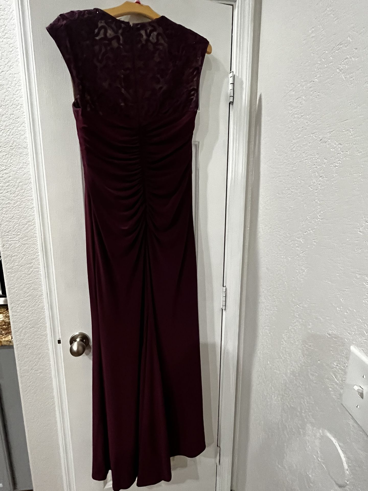 Bridesmaids Dress Burgundy