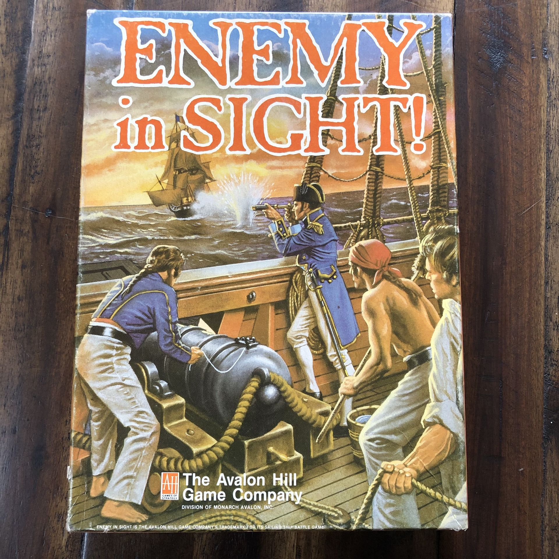 Vintage 1988 Avalon Hill Board Game Enemy In Sight! 877 complete