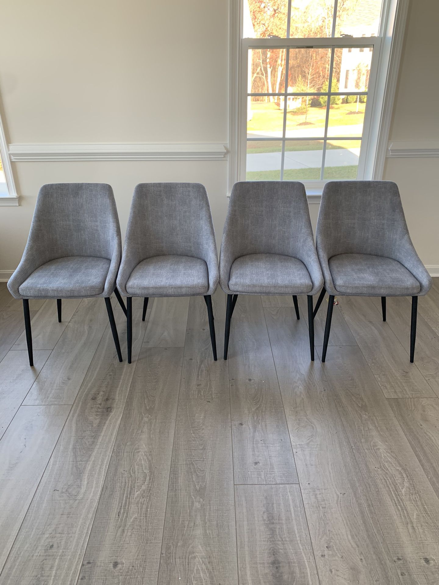 Set of 4 Brand New Upholstered Chairs ($50 each)
