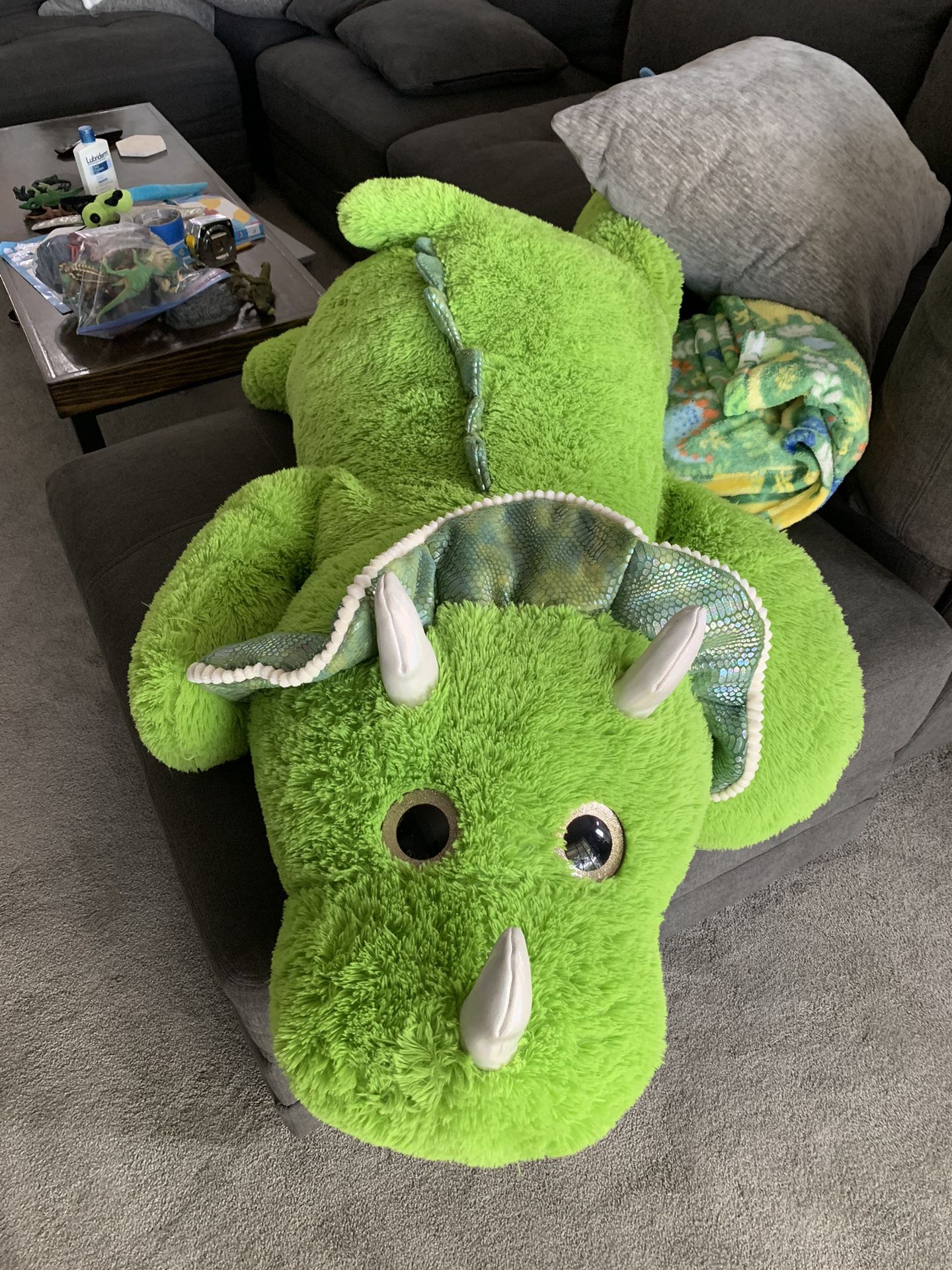 Triceratops Stuff Toy Pillow 