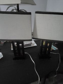 Set of End Table Lamps